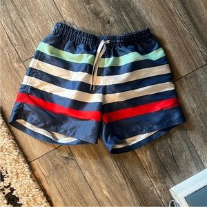 Chubbies Me Likey the Stripey swim trunks. Great condition. Size M.